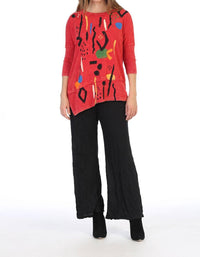 Jess & Jane - Surprise Mineral Washed Dolman Sleeve Cotton Top