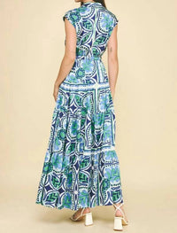 Pinch - Capri Bloom Tiered Maxi Dress