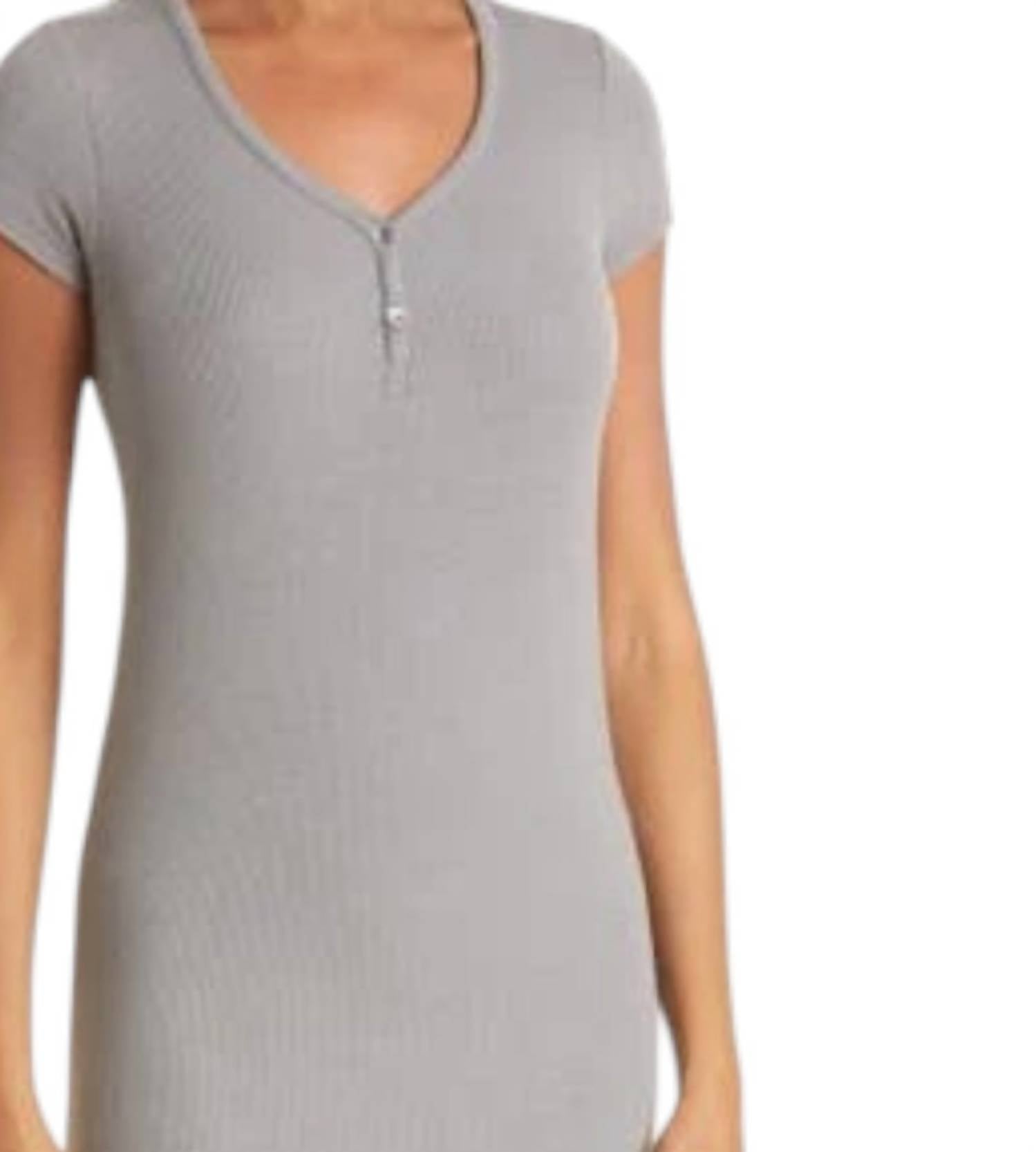 Atm - Stretch Modal Ribbed Midi Dress