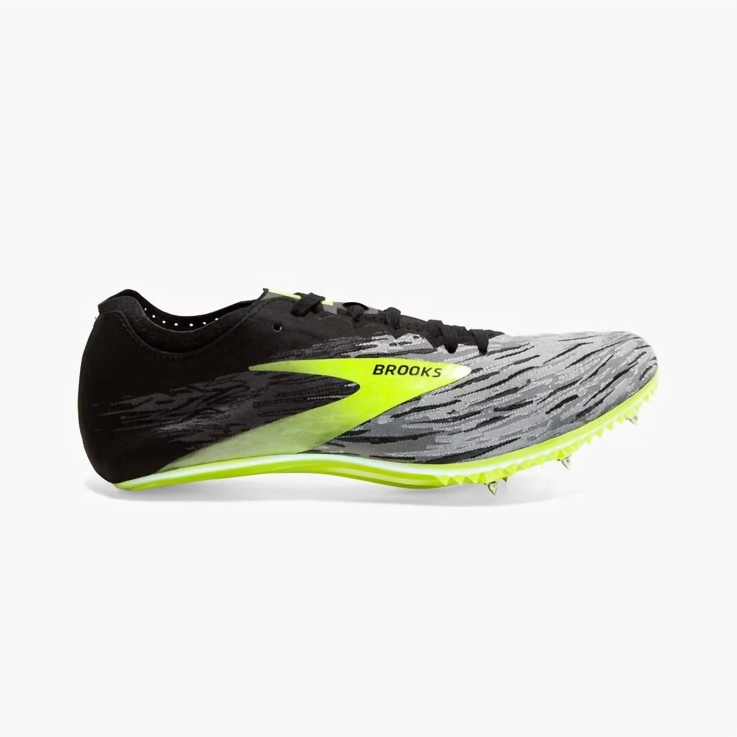 BROOKS Men's Qw-k V4 Shoes in black gray green - men's shoe