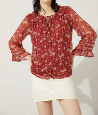 Bohera - Floral Button-down Blouse