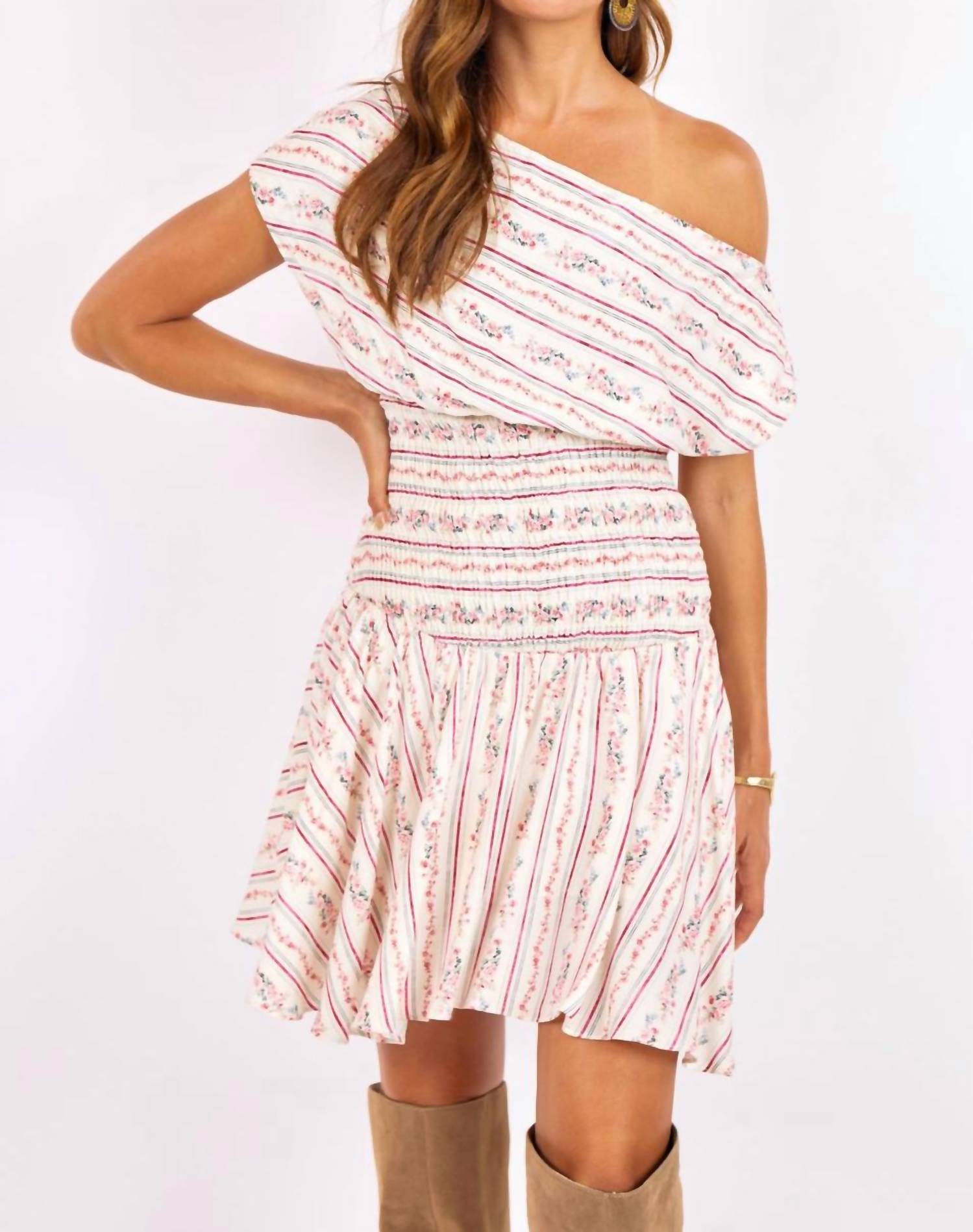 Sage The Label - Rosebud Smocked Mini Dress