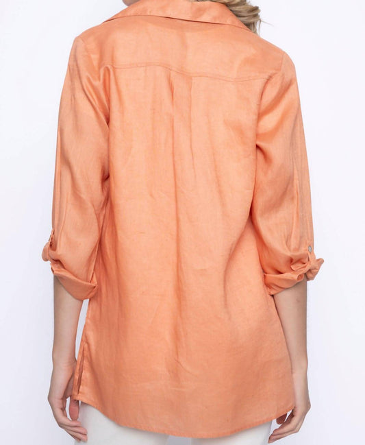 Picadilly - Quarter Sleeve Button Down Shirt