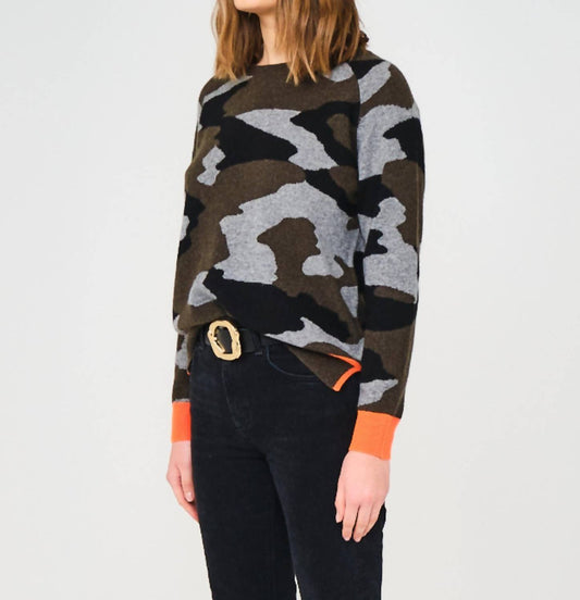 Brodie Cashmere - Cool Camo Jumper