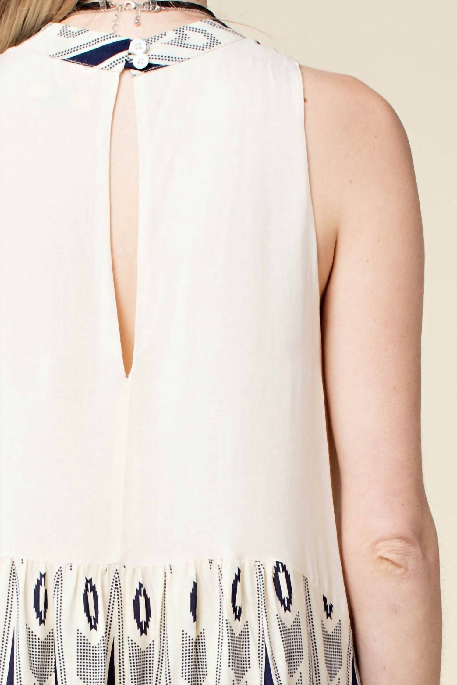 Kori - High Neck Swing Mini Dress