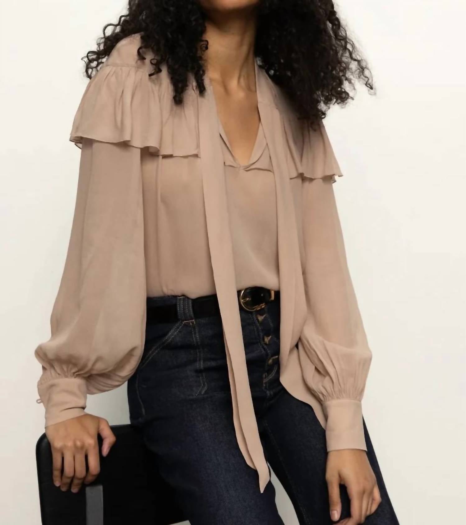 Sanctuary - Fade Into You Ruffle Blouse