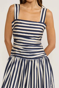 Lucy Paris - Georgie Gathered Midi Dress