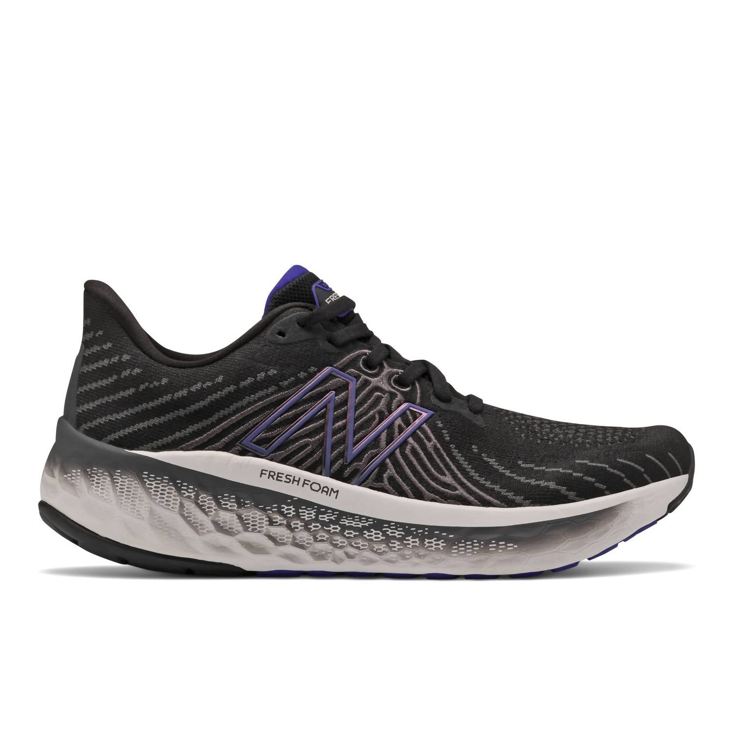 New Balance Men's Vongo V5 Running Shoe in black deep violet - men's sneaker - alternate view