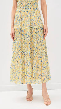 Ulla Johnson - Virginie Midi Silk Skirt