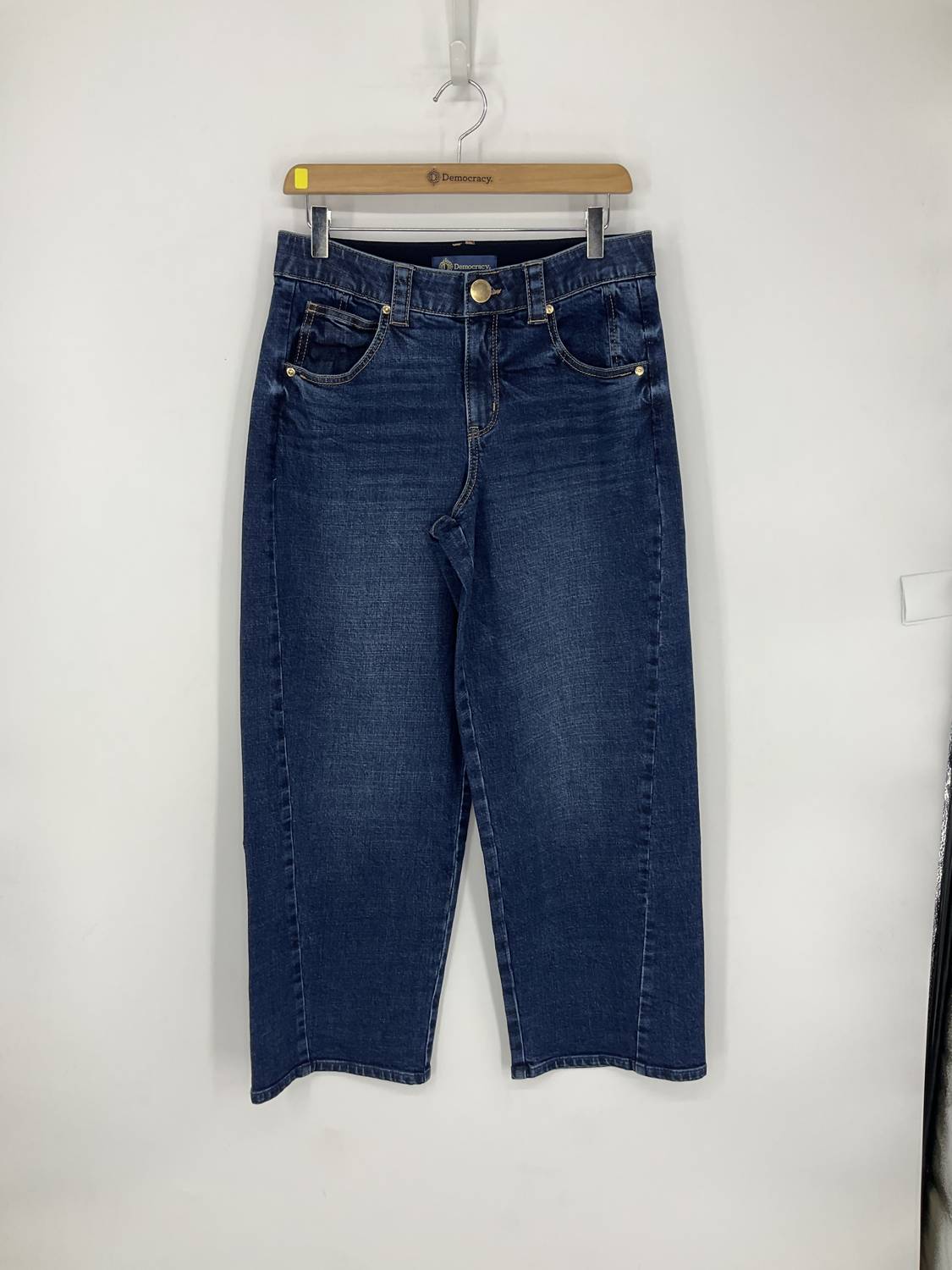 Democracy - High Rise Barely Barrel With Forward Side Panels Jean