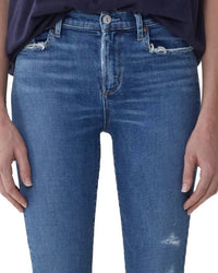 Agolde - Sophie High-rise Ankle Pentacle Jeans