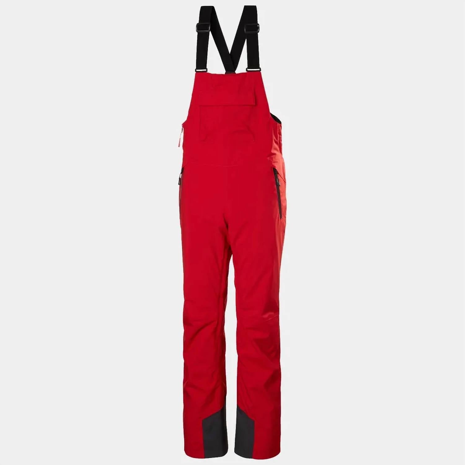 Helly Hansen Women's Legendary Insulated Bib in red - women's pants
