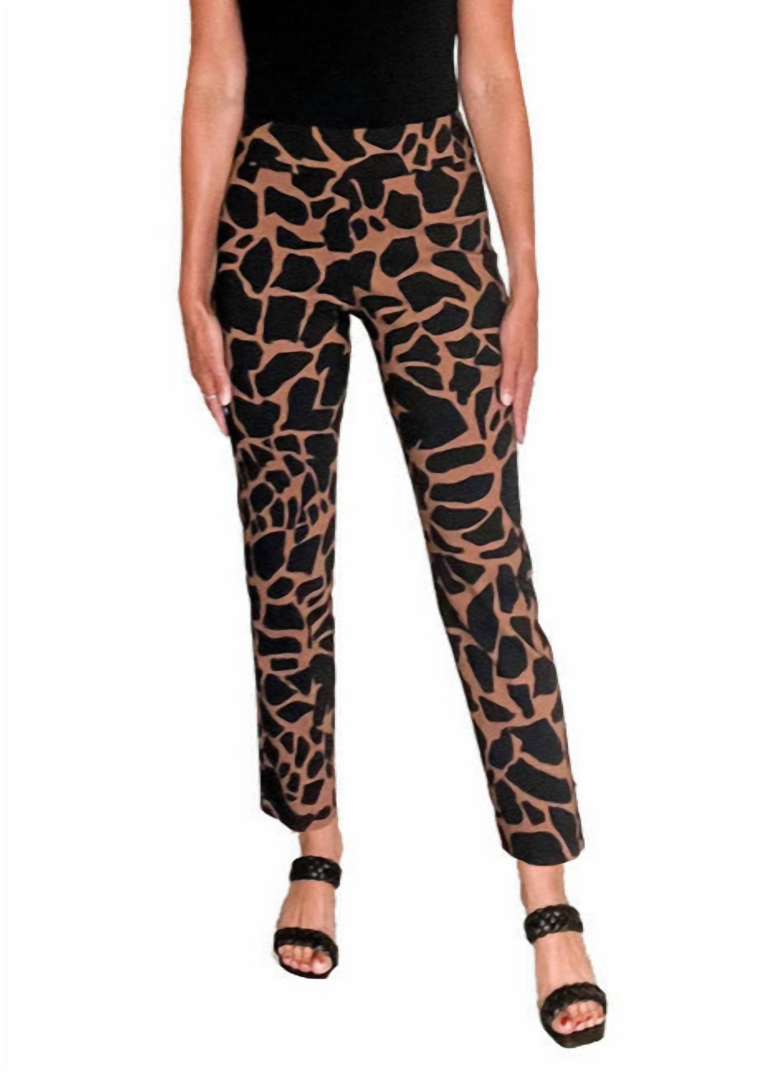 Krazy Larry - Leopard Print Pant