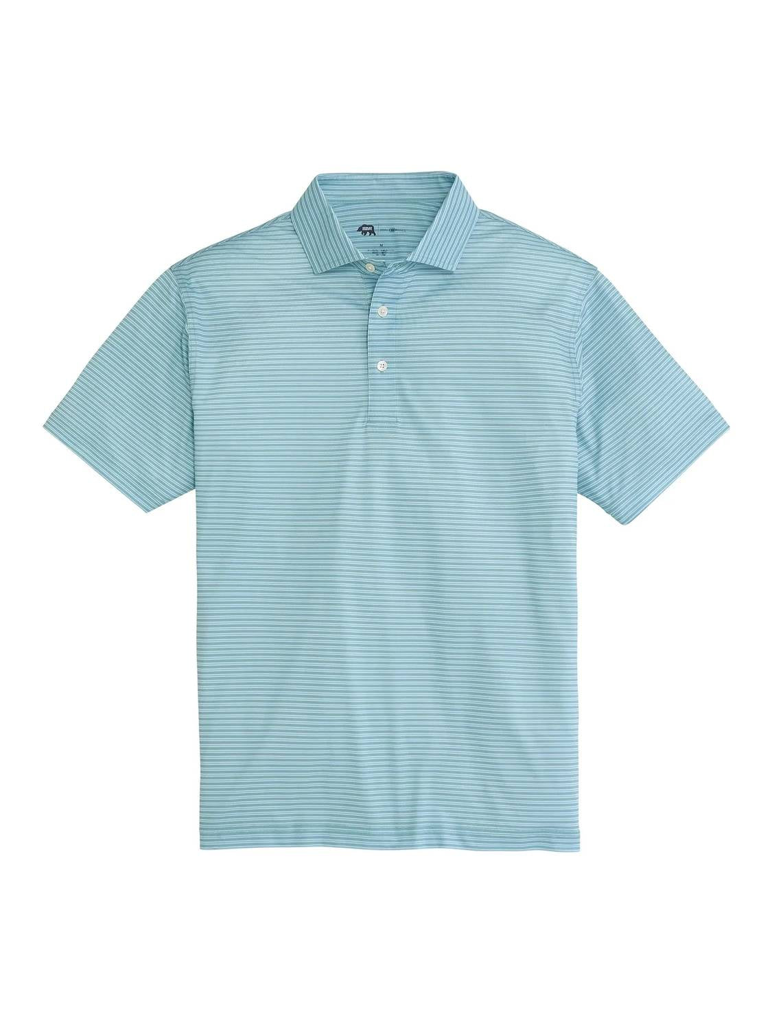 Onward Reserve - Men's Trophy Stripe Performance Pique Polo