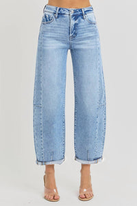 Risen - Skyline High-rise Barrel Jean