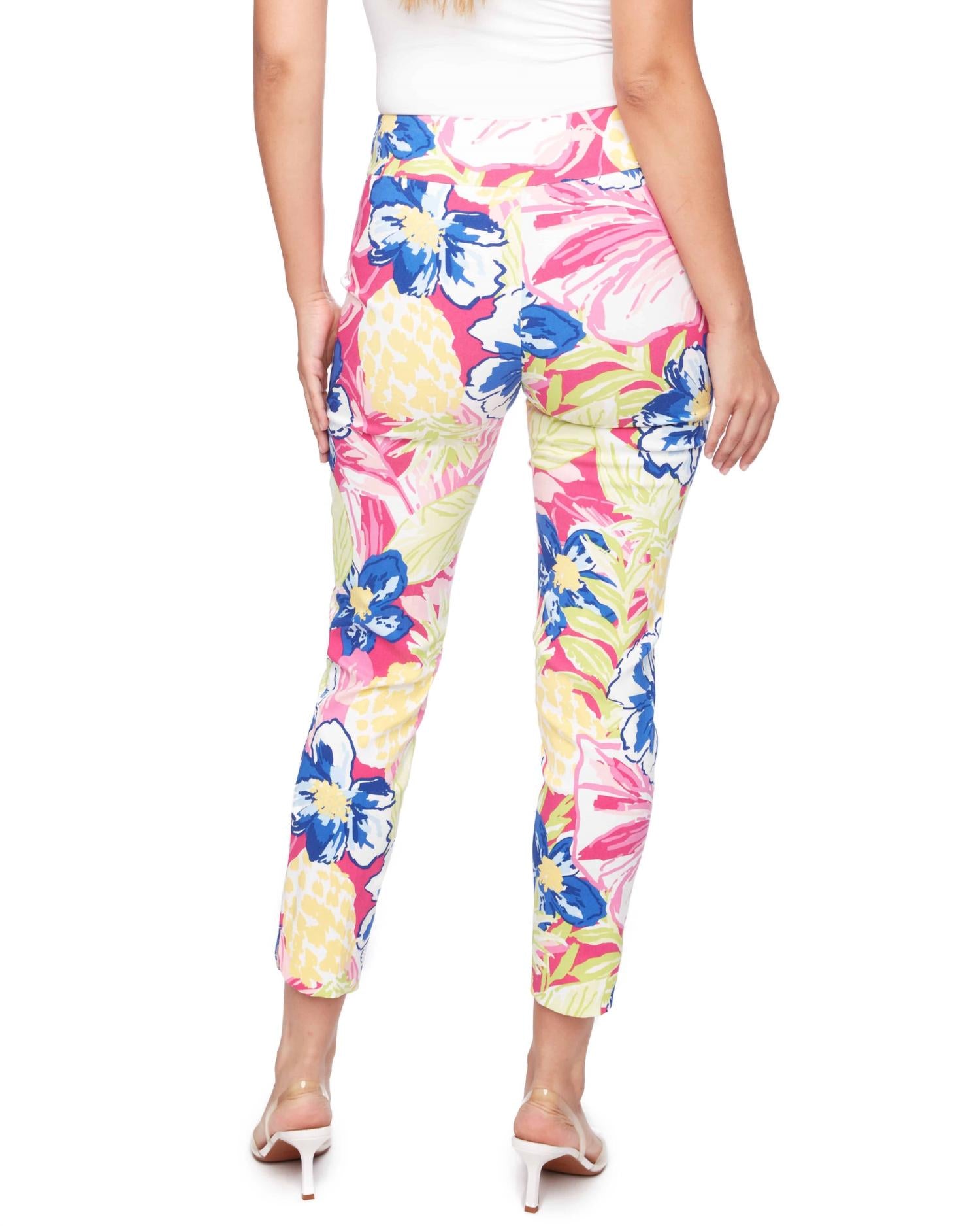 Up! - Petal Slit Techno Ankle Pant