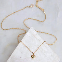Mesa Blue - Women's Opal Heart Necklace