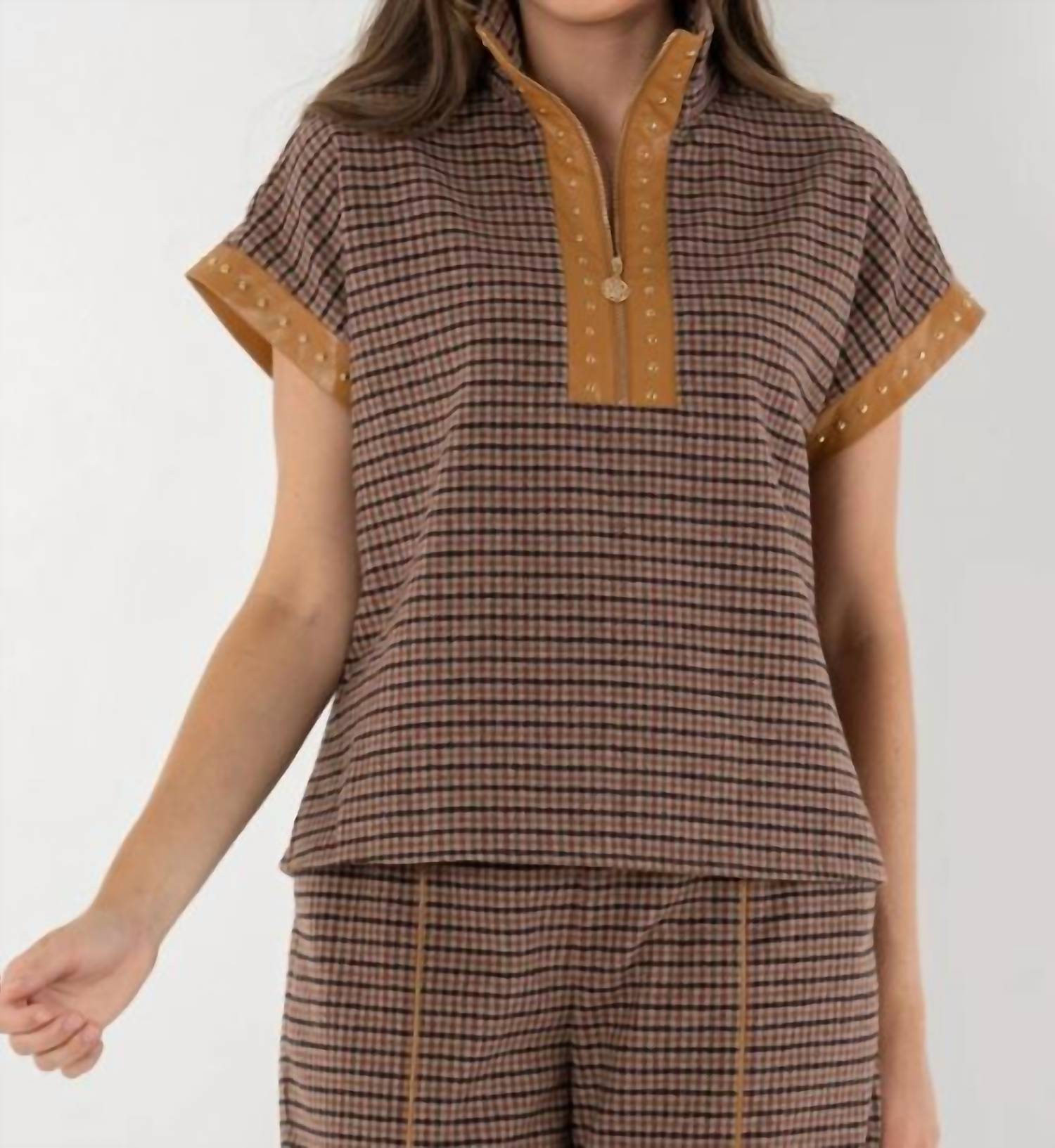 Emily Mccarthy - Poppy Tweed Top