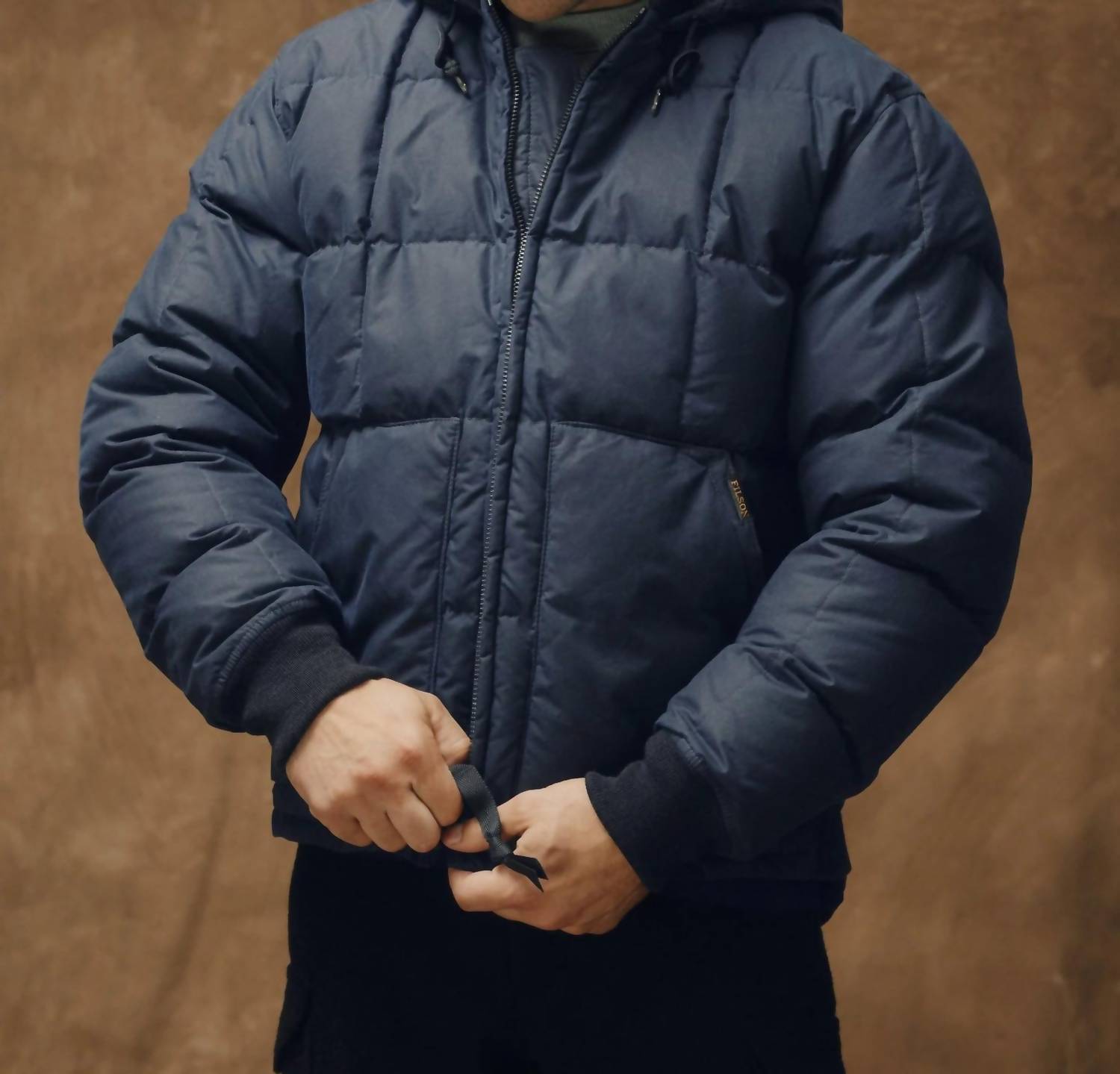 FILSON Waxed Down Jacket in night sky - men's jacket - view 4