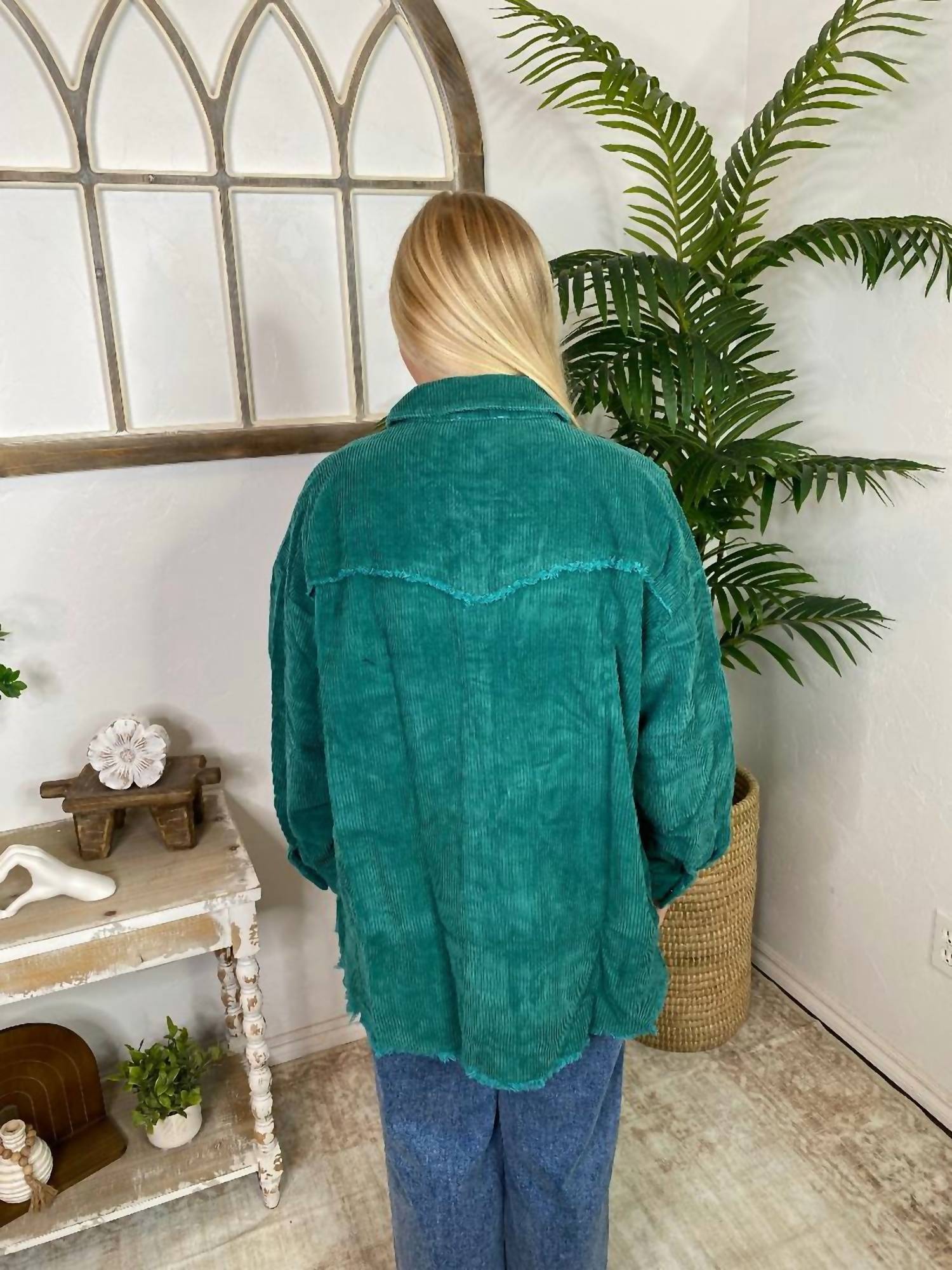 Entro - Washed Corduroy Shacket