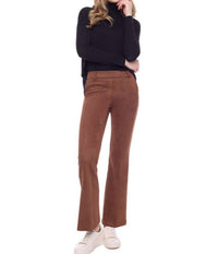 I Love Tyler Madison - Paityn Faux Suede Bootcut Pants