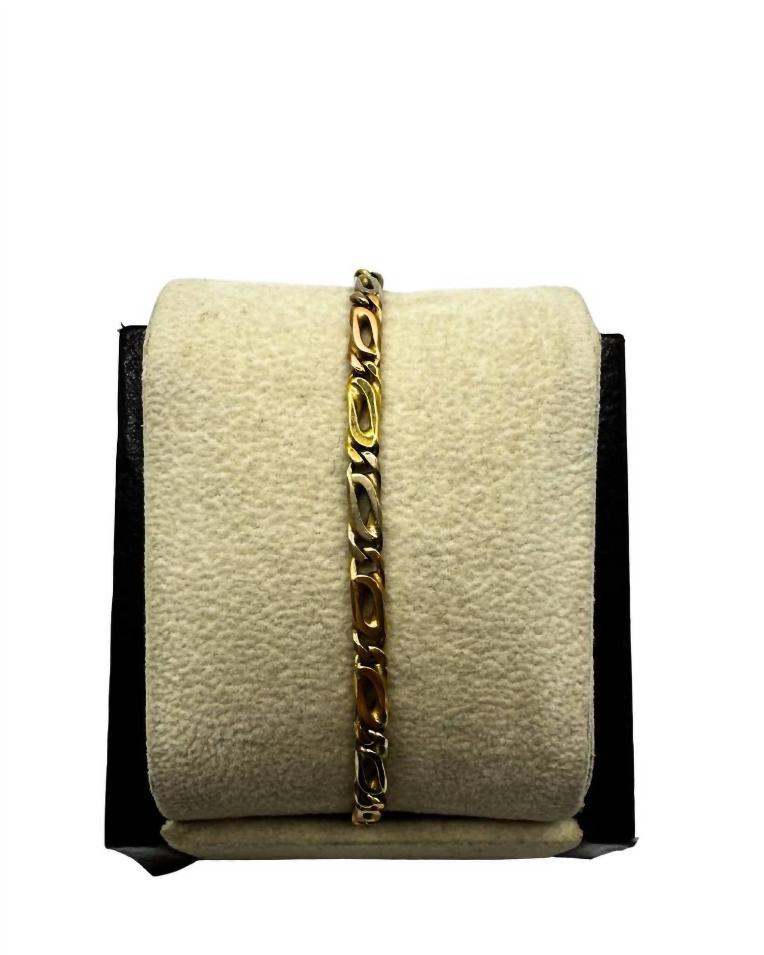 Milano Jewelry - Women's Three Tone Brused Bracelet