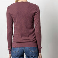 Lilla P - Long Sleeve Raw Edge Crewneck