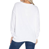 Flying Colors Apparel - Rib Knit V-neck Top Tennessee Tunic