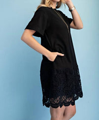 Gigio - Linen Short Sleeve Mini Dress