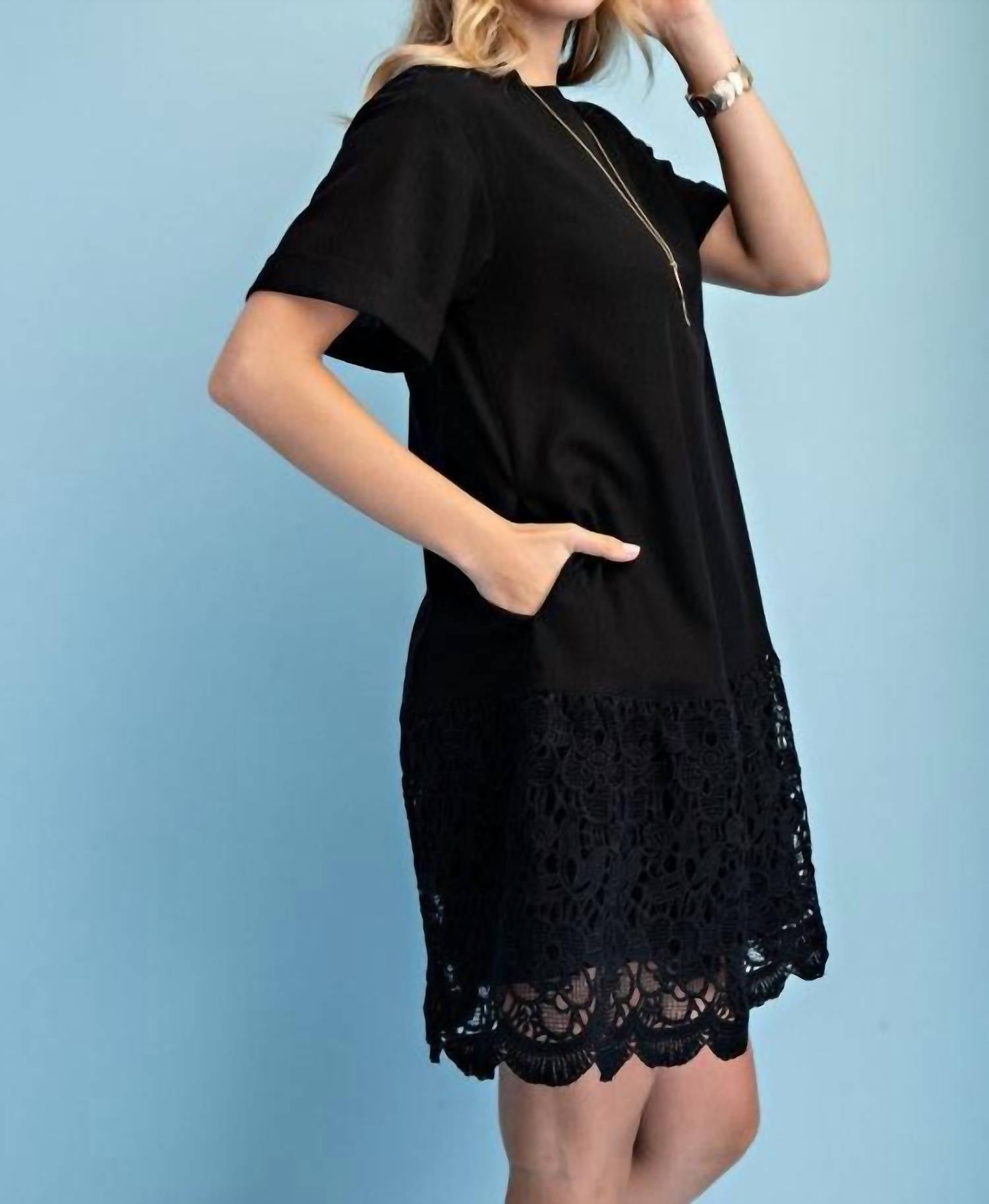 Gigio - Linen Short Sleeve Mini Dress