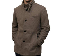 Jack & Jones Amelton Wool Coat in brown - men's jacket