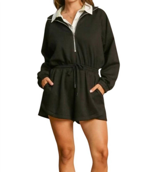 Umgee - Long Sleeve Knit Romper