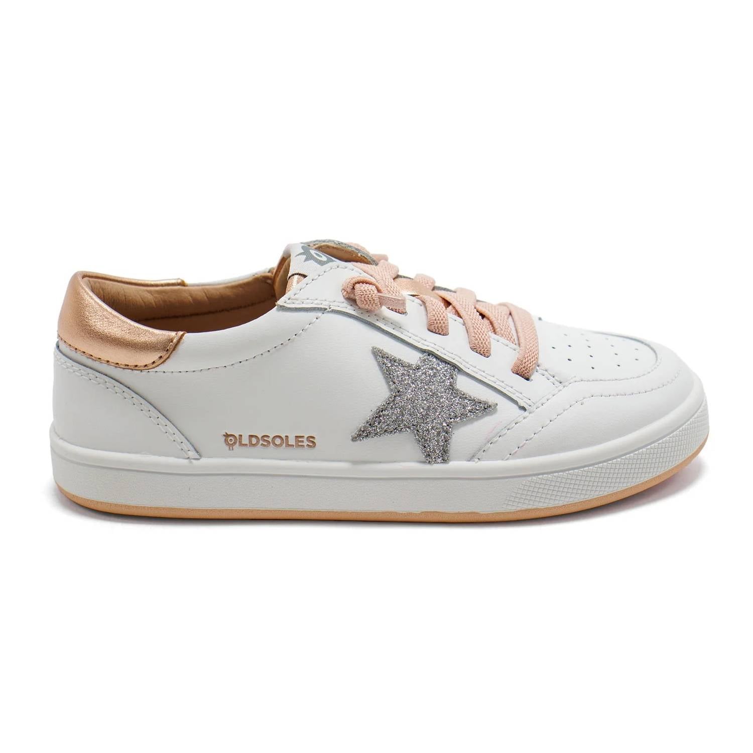 Oldsoles - Girl's Platinum Runner Low Top Sneaker
