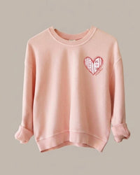 Oat Collective - Women's Heart Cropped Vintage Pullover