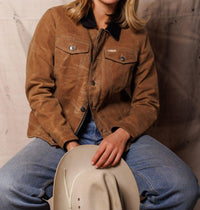 Iron & Resin Scout Jacket in dark tan - women's jacket