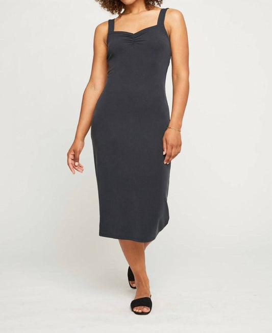 Gentle Fawn - FRONT CINCH MIDI DRESS