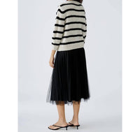 Oui - Stripe Crew Sweater