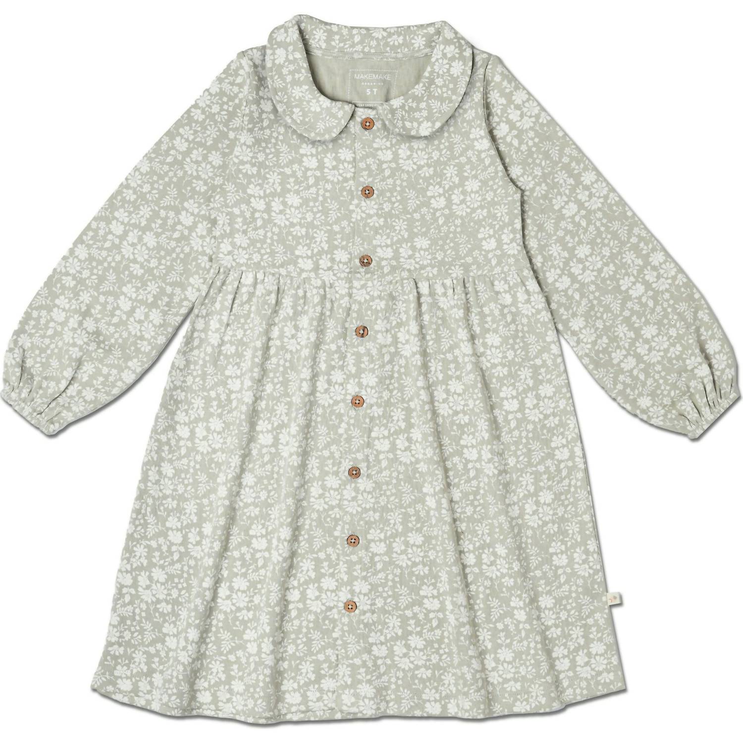 Makemake Organics - Girls Organic Collared Dress