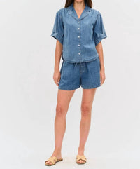 Six/Fifty - Emma Denim Elastic Waist Short