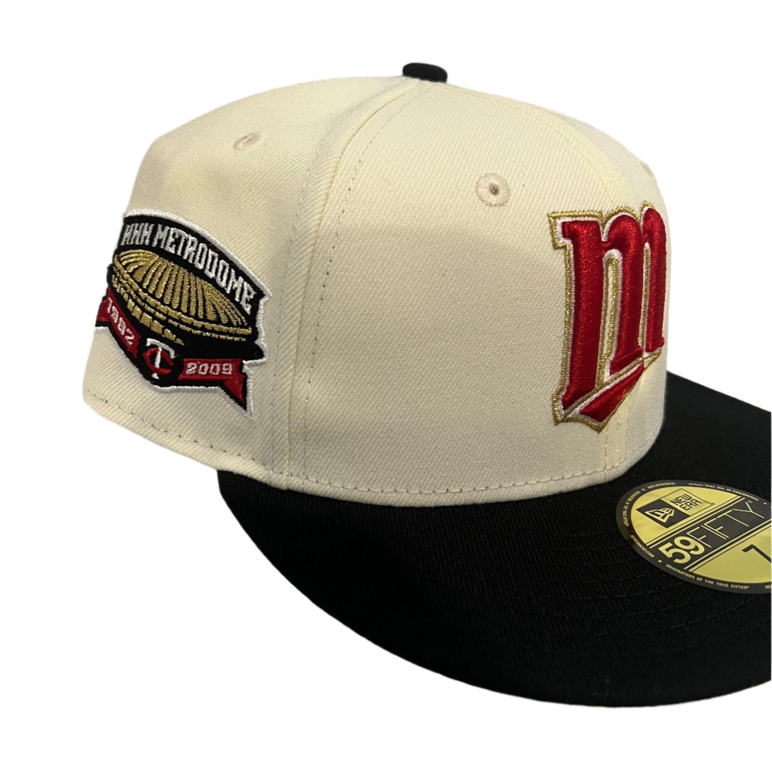 New Era Rmdcc Minnesota Chrome Dome Hat in black - men's hat - detail view