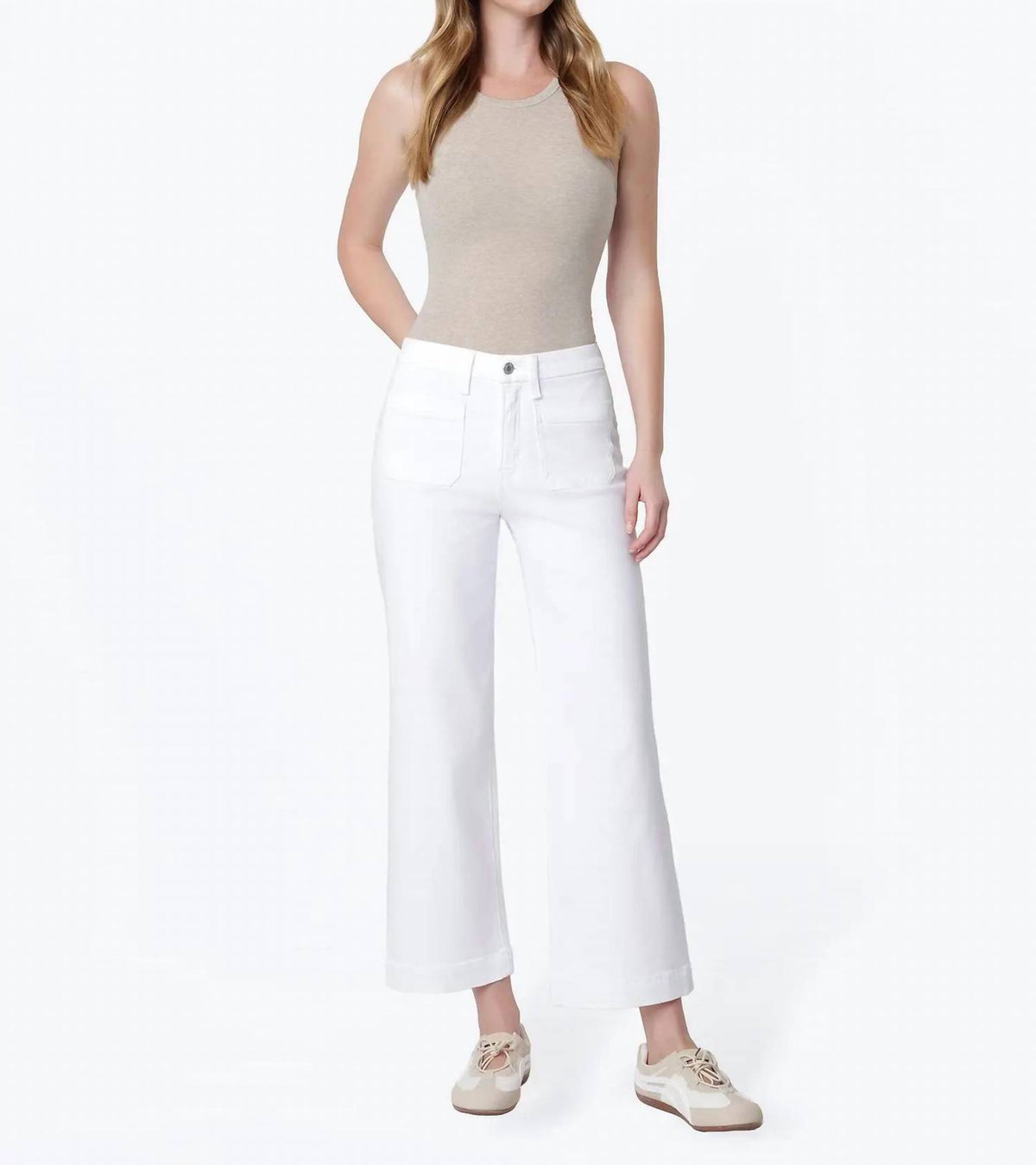 Vervet By Flying Monkey - High Rise Patch Pocket Wide Leg Jeans