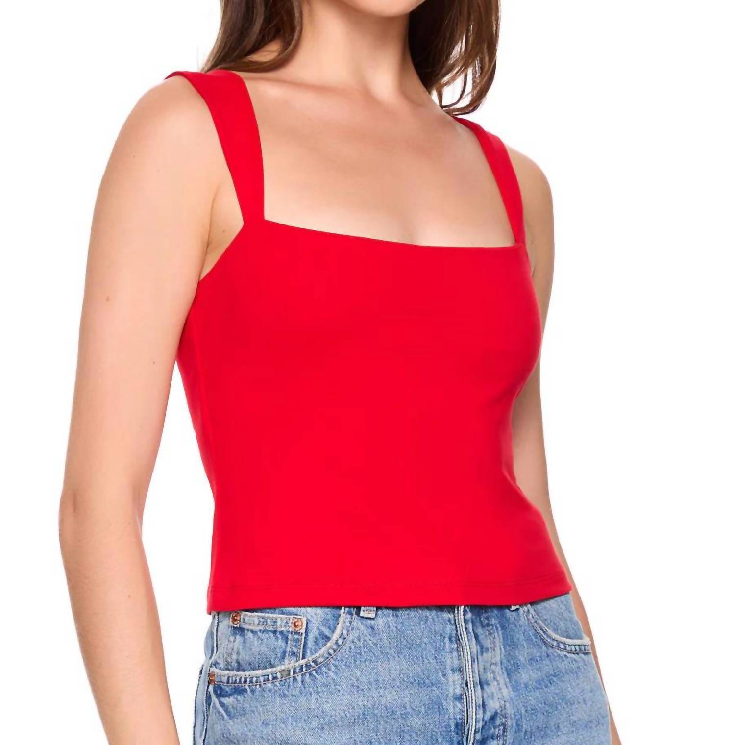 Susana Monaco - Wide Angle Strap Tank Top