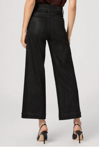 Paige Anessa Wide Leg Jean in black - women's jeans - alternate view
