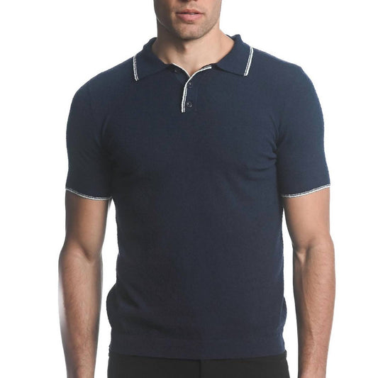 Postmarc - Boucle 3-button Knit Polo Shirt