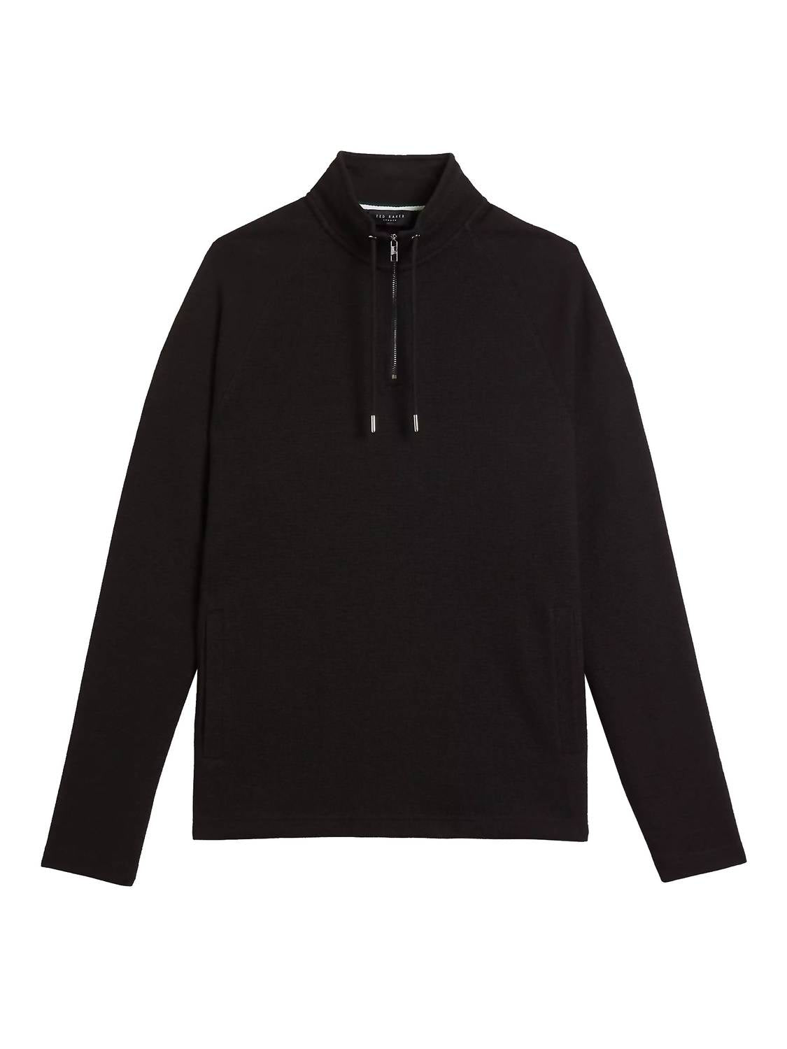 Men Drovers Cotton Half Zip Pullover Sweater