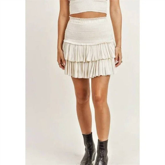 Reset By Jane - Tiered Ruffle Skort