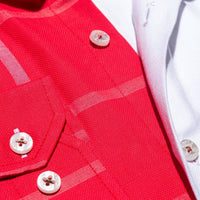 Eight X - Part Plaid Frog Oxford Button Down Shirt