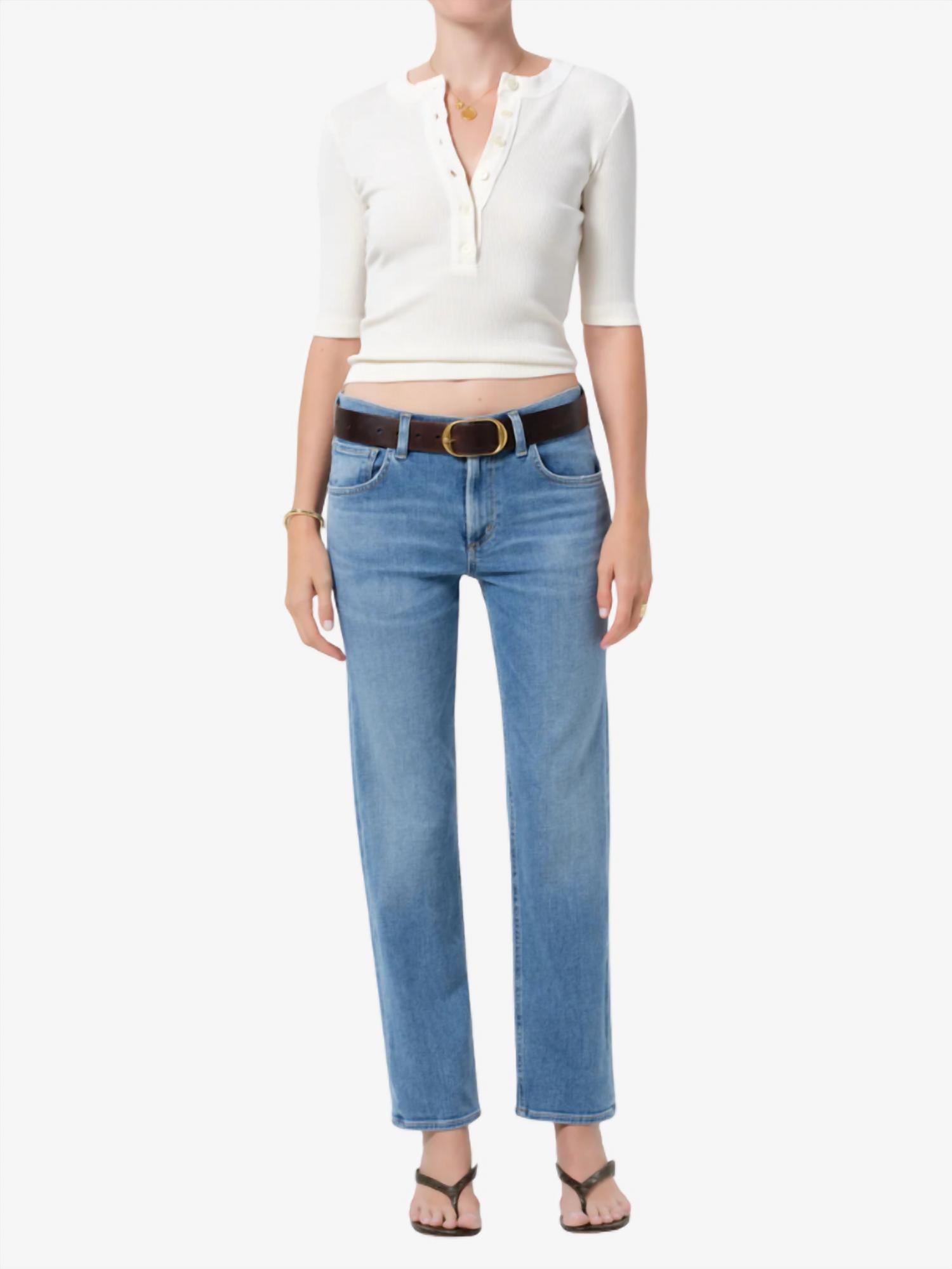Citizens Of Humanity - Anissa Low-rise Straight Jean