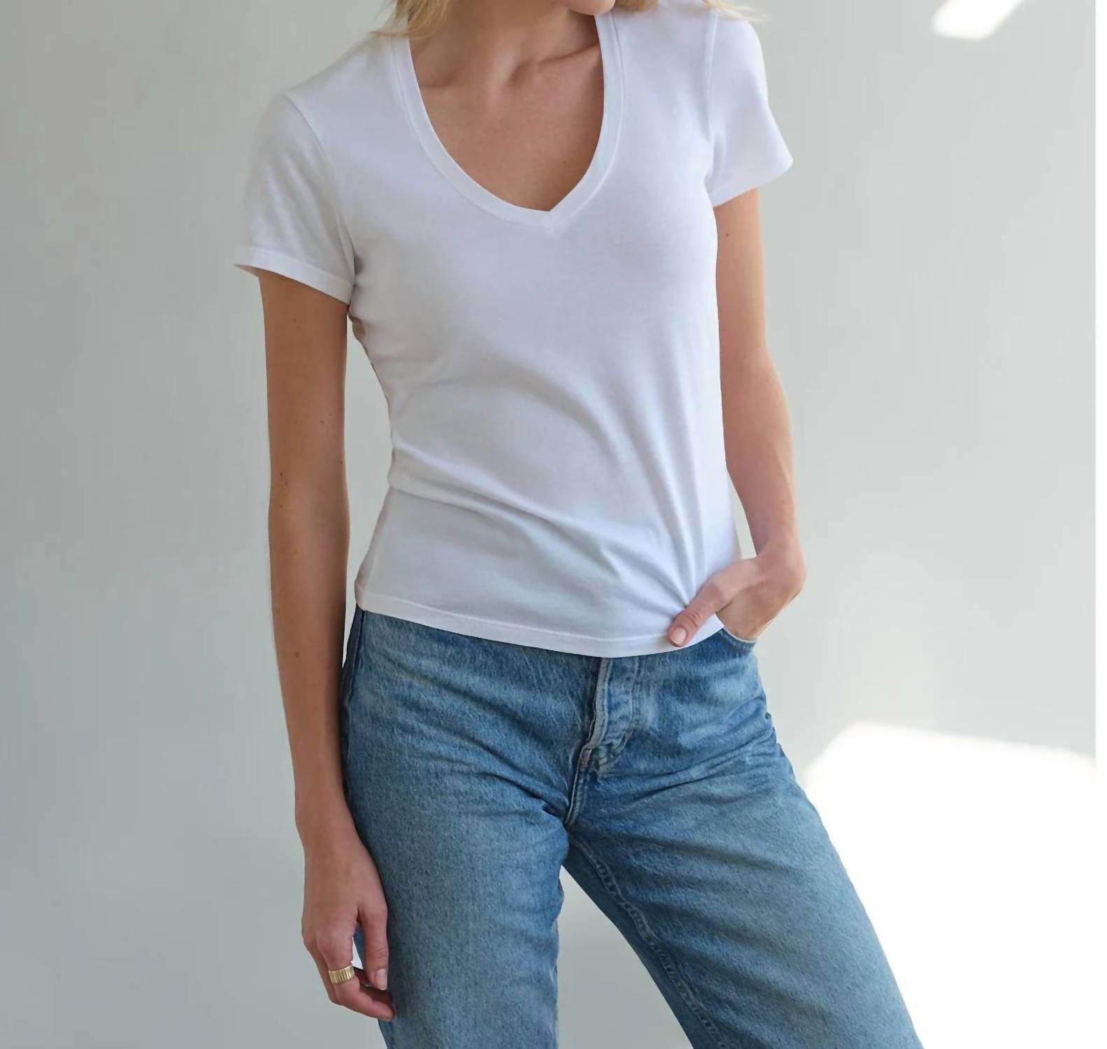 Myles Price - SS V NECK MINI JERSEY TEE