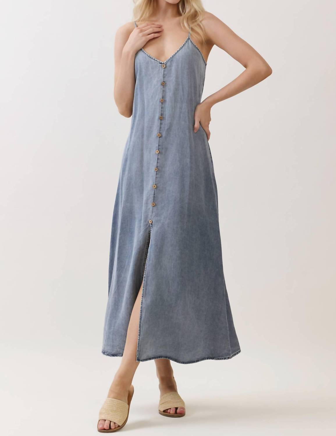 Final Touch - Denim Tencel Dress